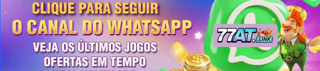 Banner de promoção 77AT cassino