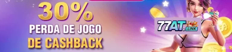 Banner de promoção 77AT cassino